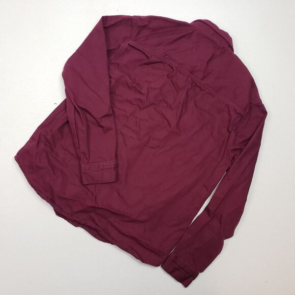 Forever 21 Men's Burgundy Denim Jean Jacket Sz M RARE EXCELLENT CONDITION!!! - Picture 2 of 7